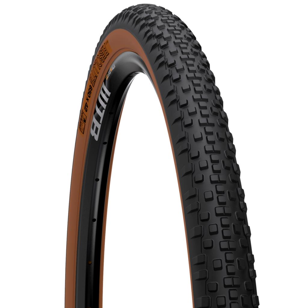 WTB Resolute Tire - 700 x 42, TCS Tubeless, Folding, Black/Tan, Light, Fast Rolling