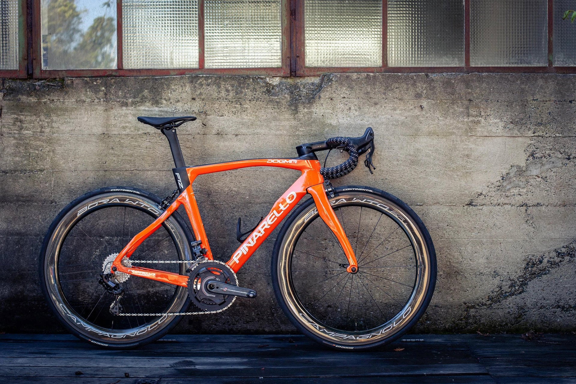 Bike of the Week: A Tangerine Pinarello Dogma F12 Dream – Above Category